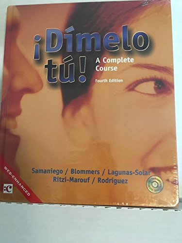 Stock image for Dimelo Tu 4e-Text for sale by Better World Books