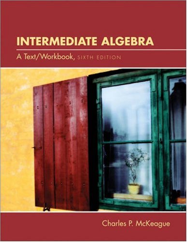 Stock image for Intermediate Algebra: A Text/Workbook (with CD-ROM, Make the Grade, and InfoTrac) for sale by HPB-Red