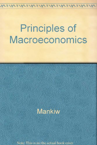9780030296017: Principles of Macroeconomics