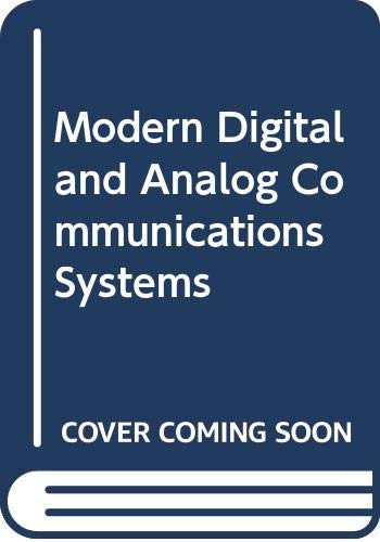 Stock image for Modern Digital and Analog Communications Systems for sale by Anybook.com