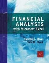 Stock image for Financial Analysis W/microsoft Excel for sale by Your Online Bookstore