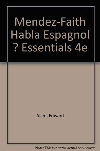 Beispielbild fr Habla Espanol?: Essentials Edition zum Verkauf von Wonder Book