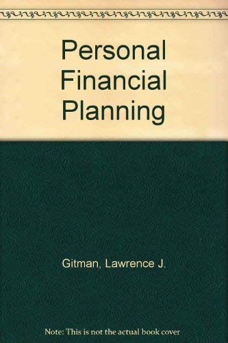 Stock image for Personal Financial Planning (The Dryden Press series in finance) for sale by Wonder Book