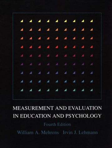 Stock image for Measurement and Evaluation in Education and Psychology for sale by Wonder Book