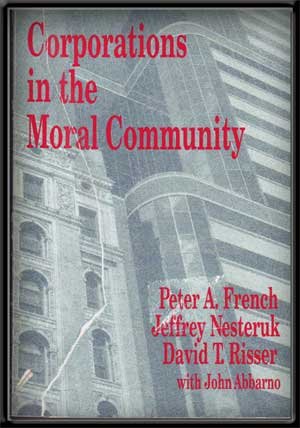Stock image for Corporations in the Moral Community for sale by Better World Books