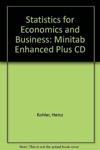 9780030308468: Statistics for Economics and Business: Minitab Enhanced Plus CD
