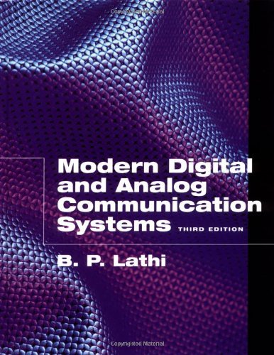 9780030309922: Solutions Manual for Modern Digital and Analog Communication Systems