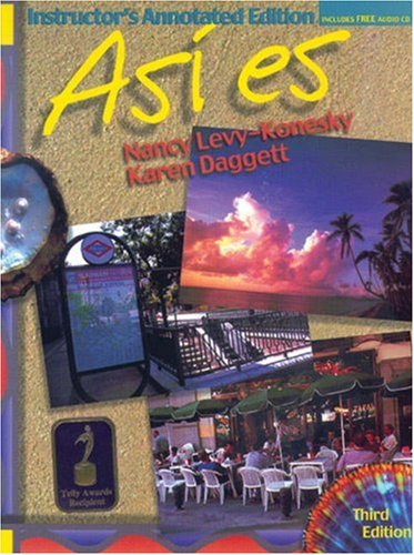 Stock image for Asi Es Text/Audio CD Pkg. [With CD] for sale by ThriftBooks-Atlanta