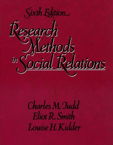 Stock image for Research Methods in Social Relations for sale by ThriftBooks-Dallas