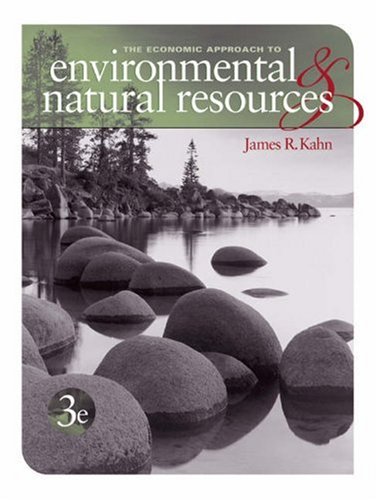 Imagen de archivo de Economic Approach to Environment and Natural Resources a la venta por Better World Books: West