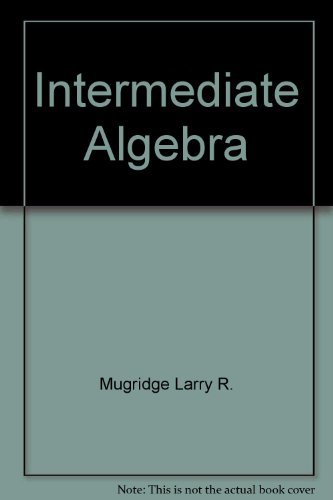 9780030315879: Intermediate Algebra