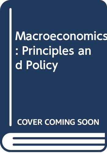 Macroeconomics: Principles And Policies (with CD-ROM) (9780030317286) by Baumol, William J.; Blinder, Alan S.