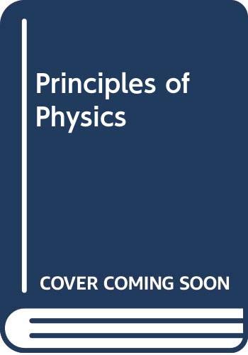 9780030317361: Principles of Physics: Study Guide I: A Calculus-Based Text