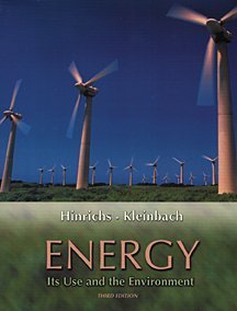 Imagen de archivo de Energy: Its Use and the Environment a la venta por Irish Booksellers