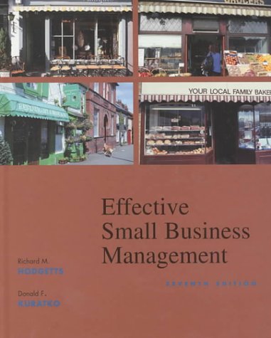 Beispielbild fr Effective Small Business Management zum Verkauf von Better World Books