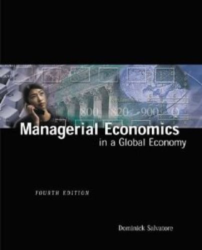 Imagen de archivo de Managerial Economics in a Global Economy a la venta por The Book Cellar, LLC