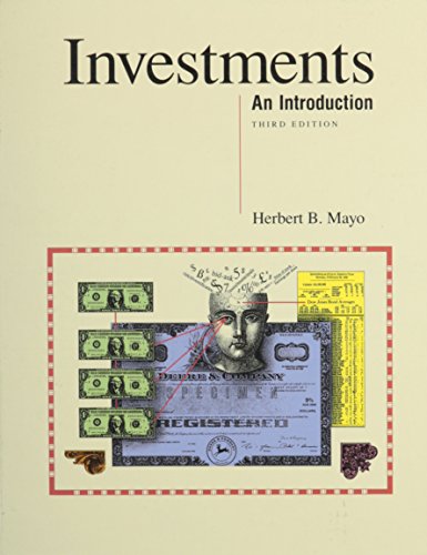 9780030326684: Mayo Investments:an Introduction 3e