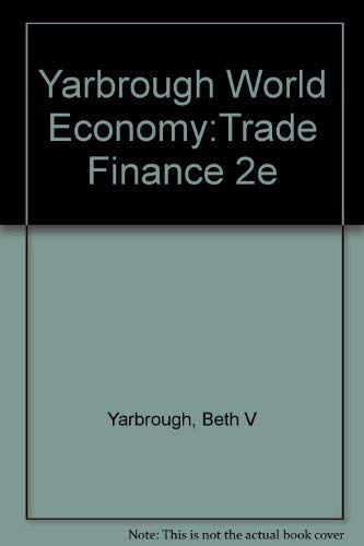 Imagen de archivo de The World Economy: Trade and Finance a la venta por HPB-Red