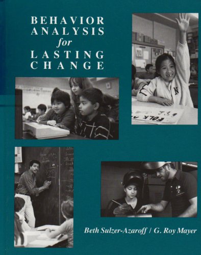 Imagen de archivo de Behavior Analysis for Lasting Change a la venta por SecondSale