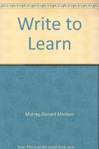 Stock image for Write to Learn for sale by Wonder Book