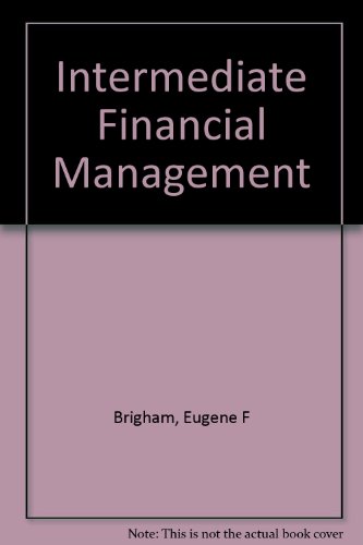 Beispielbild fr Study Guide to accompany Intermediate Financial Management zum Verkauf von ThriftBooks-Atlanta