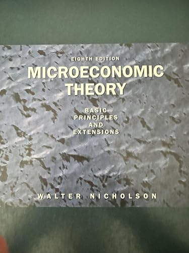 Beispielbild fr Microeconomic Theory: Basic Principles and Extensions zum Verkauf von Solr Books