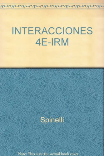 Imagen de archivo de Interacciones 4e-Irm a la venta por Better World Books