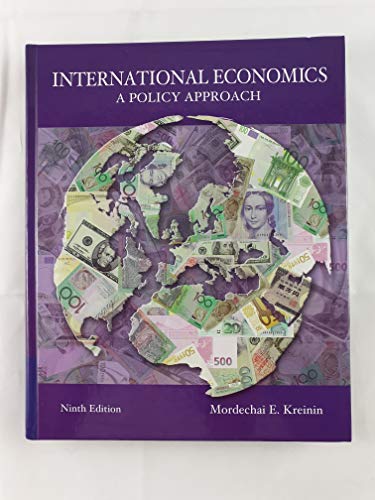 Imagen de archivo de International Economics: A Policy Approach, 9th a la venta por a2zbooks