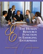 The Human Resource Function in Emerging Enterprises (Entrepreneurship Series) (9780030341618) by Hornsby, Jeffrey S.; Kuratko, Donald F.