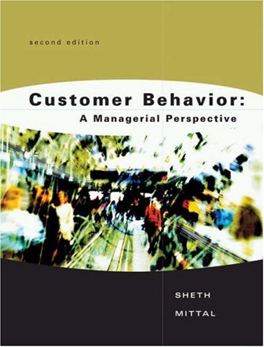 Beispielbild fr Customer Behavior: A Managerial Perspective zum Verkauf von ThriftBooks-Dallas