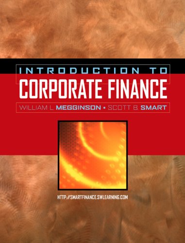 Beispielbild fr Introduction to Corporate Finance (with Thomson ONE - 6 months and Acc zum Verkauf von Hawking Books