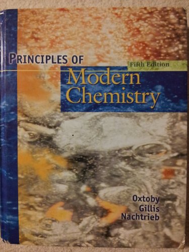 9780030353734: Principles of Modern Chemistry