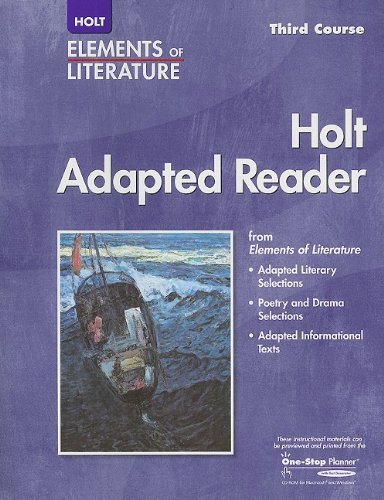 Stock image for Elements Of Literature: Adapted Reader Third Course ; 9780030354540 ; 0030354544 for sale by APlus Textbooks