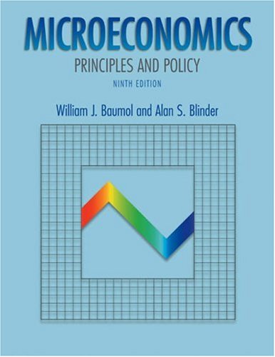 Imagen de archivo de Microeconomics : Principles and Policy a la venta por Better World Books