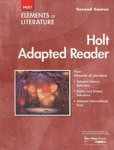 Beispielbild fr Holt Adapted Reader Elements of Literature 2005 G 8 zum Verkauf von HPB-Red