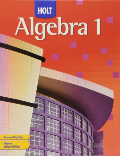 Beispielbild fr Holt Algebra 1: Student Edition 2007 zum Verkauf von BooksRun