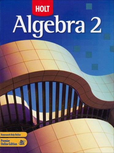 Stock image for Algebra 2, Grade 11: Holt Algebra 2 for sale by Ergodebooks