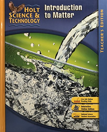 Beispielbild fr Holt Science & Technology: Teacher Edition K: Introduction to Matter 2007 zum Verkauf von SecondSale