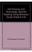 Stock image for Holt Science & Technology: Reading and Comprehension Guide, Spanish Grade 6 Life Science for sale by SecondSale