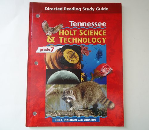 Stock image for Tennessee Holt Science & Technology, Grade 7: Consumable Directed Reading Study Guide (2004 Copyright) for sale by ~Bookworksonline~