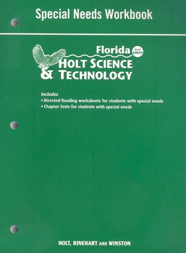 Stock image for Holt Science & Technology Florida: Special Needs Workbook Grades 6 Earth Science ; 9780030364129 ; 0030364124 for sale by APlus Textbooks