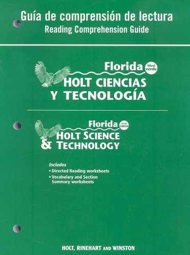 Imagen de archivo de Holt Science & Technology Florida: Spanish Reading Comprehension Guide Grade 6 Earth Science ; 9780030364464 ; 0030364469 a la venta por APlus Textbooks