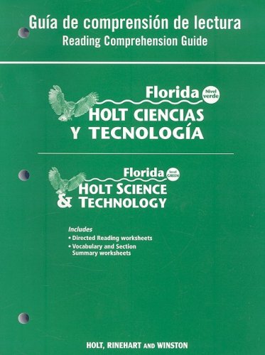 Stock image for Holt Science & Technology Florida: Spanish Reading Comprehension Guide Grade 6 Earth Science ; 9780030364464 ; 0030364469 for sale by APlus Textbooks