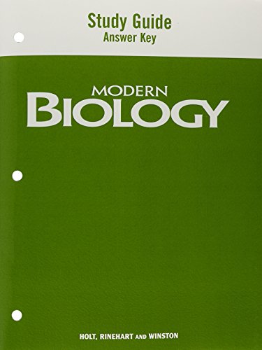 Stock image for Study Guide Answer Key Modern Biology 2006 for sale by Iridium_Books