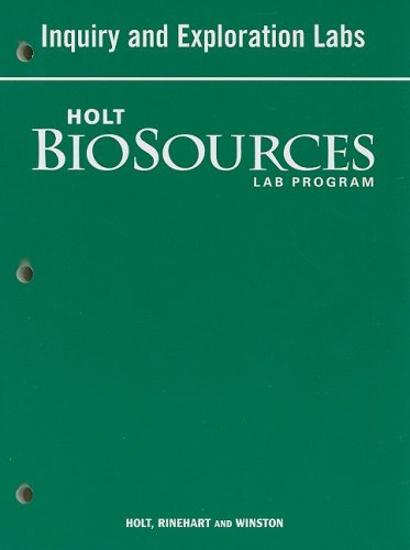 Stock image for Modern Biology: Inquiry and Exploration Labs for sale by Allied Book Company Inc.