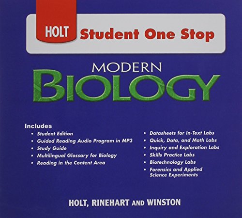 Stock image for Holt Student One Stop: Modern Biology for sale by Dailey Ranch Books