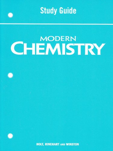 Beispielbild fr Holt Modern Chemistry: Study Guide Student Edition zum Verkauf von SecondSale