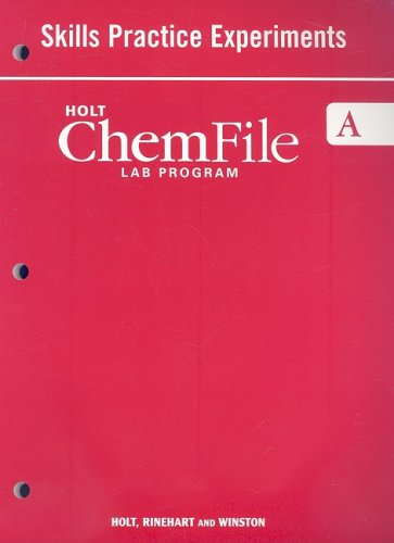 Stock image for Holt Modern Chemistry: Workbook, Student Edition Skills Practice Experiments for sale by HPB-Red