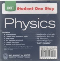 Stock image for Holt Physics: Student One Stop CD-ROM 2009 for sale by BookHolders