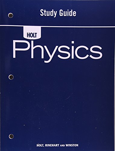 Stock image for Holt Physics: Study Guide for sale by Aaron Books